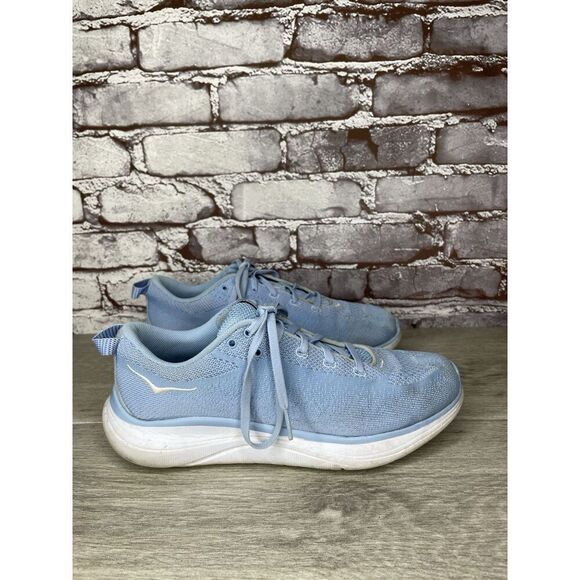 Hoka One One Hupana Flow Blue Fabric Running Shoes Sneakers Women Sz 8M US/40EU - Picture 13 of 16